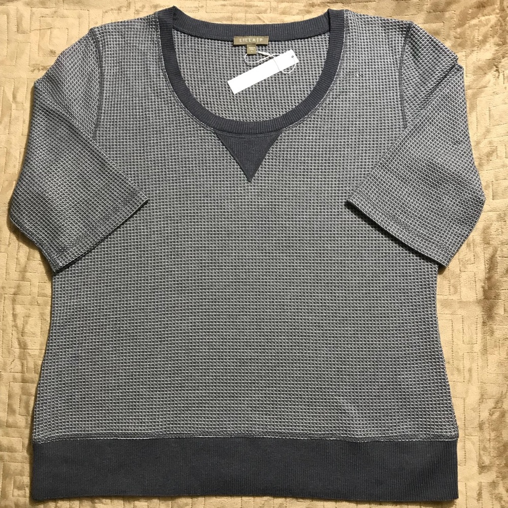Lilla P. Waffle Knit Top